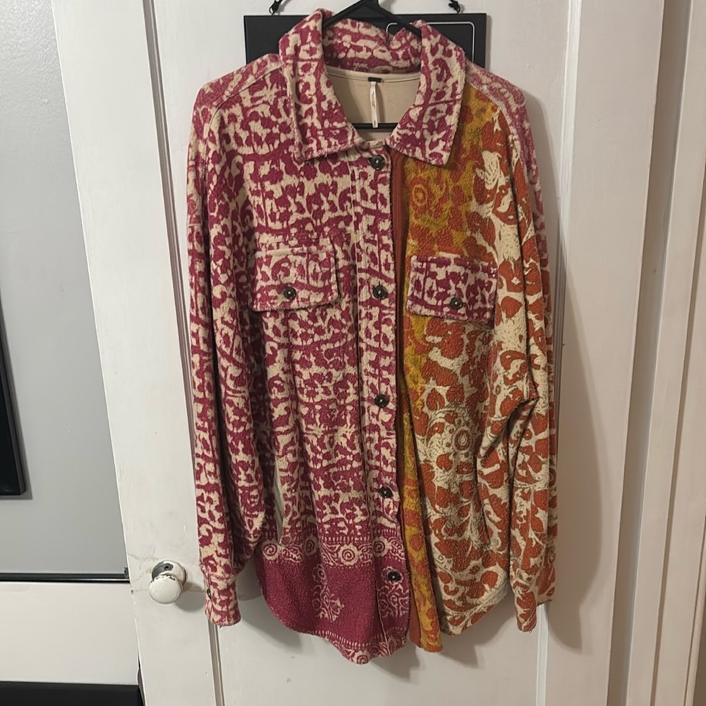 Free People Ruby Printed Shacket - image 4
